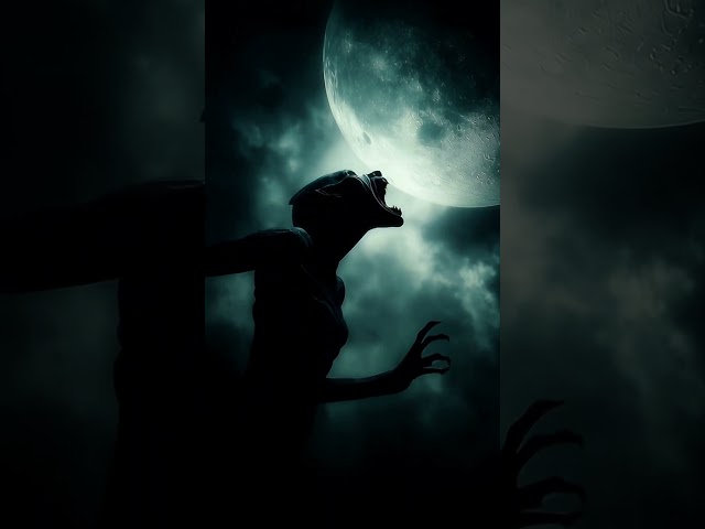 Spooky Werewolf - What Lurks Beyond the Moonlight? #werewolf #scary #horror - Creepy Horror Loop 4K