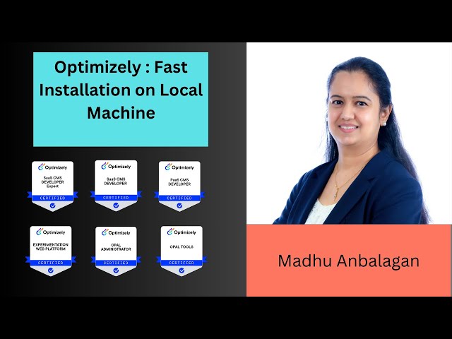 Optimizely CMS 12 Fast Local Installation