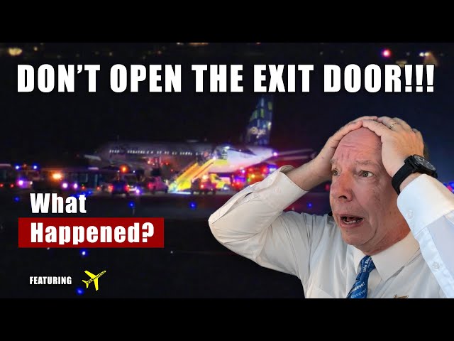 Boston Flight Emergency: Passenger Opens Exit Door!