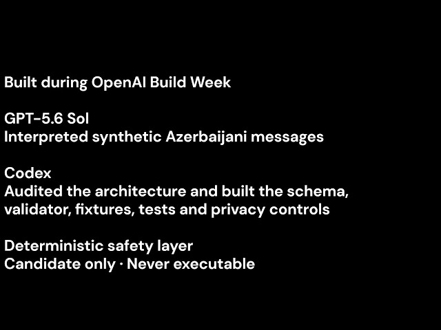 Penny — Azerbaijani AI Finance Assistant | OpenAI Build Week 2026