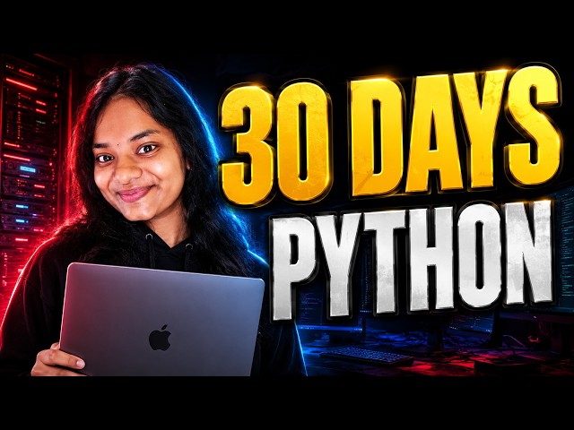 30 Days Python Challenge | Learn Python from Zero to Real-World Projects 🚀