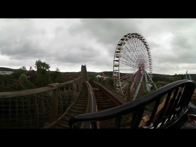 Werewolf | Walibi Belgium | 360º Onride POV (4K)