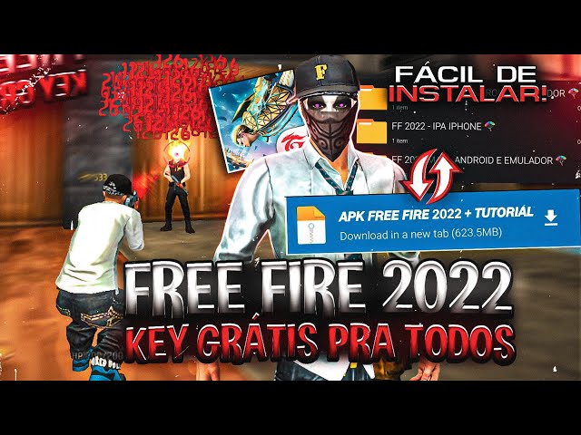 ATUALIZADO! 🚨 COMO BAIXAR O FREE FIRE 2022 NO ANDROID E IOS + TUTORIAL COMPLETO 📲  KEY USO LIVRE