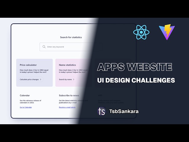 Apps Website | Component Design | TsbSankara