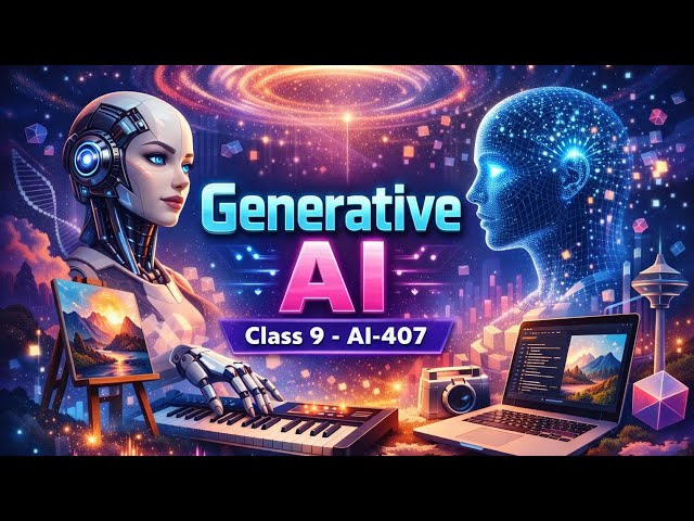 Generative AI-Rapid revision Class 9th AI -407🔥💯