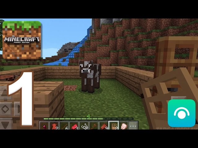 Minecraft Pocket Survival - Gameplay Walkthrough Part 1 (iOS, Android)