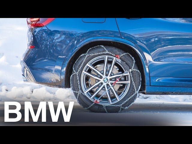 BMW presents: Fitting snow chains to your BMW.