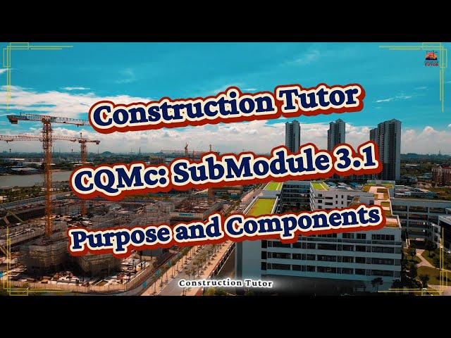5. CQMC: Purpose and Components