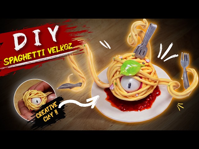 I Turned Vel’Koz Into Spaghetti 🍝👁️ | Polymer Clay Tutorial