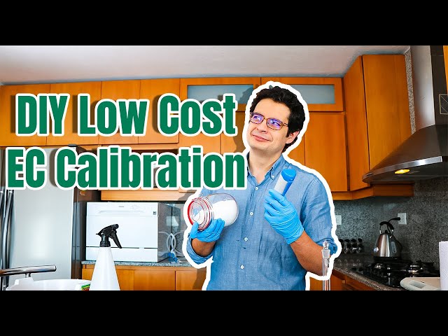 Prepare your own DIY low cost EC calibration solutions using table salt