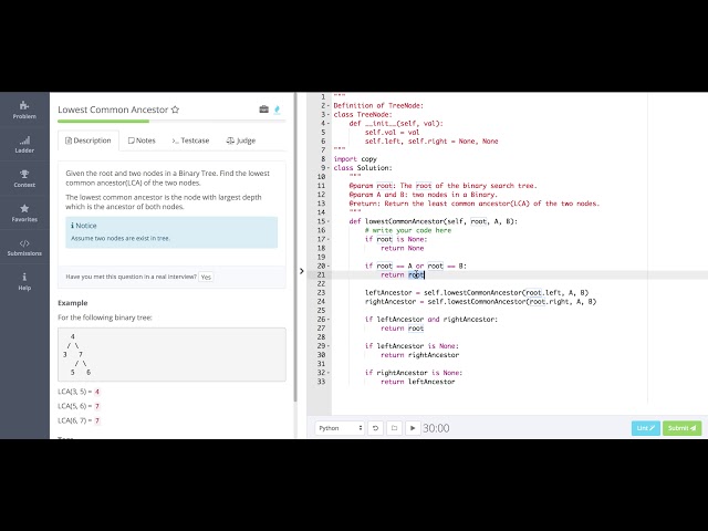 88 Lowest Common Ancestor