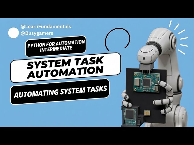 Python for Automation Intermediate - System Task Automation