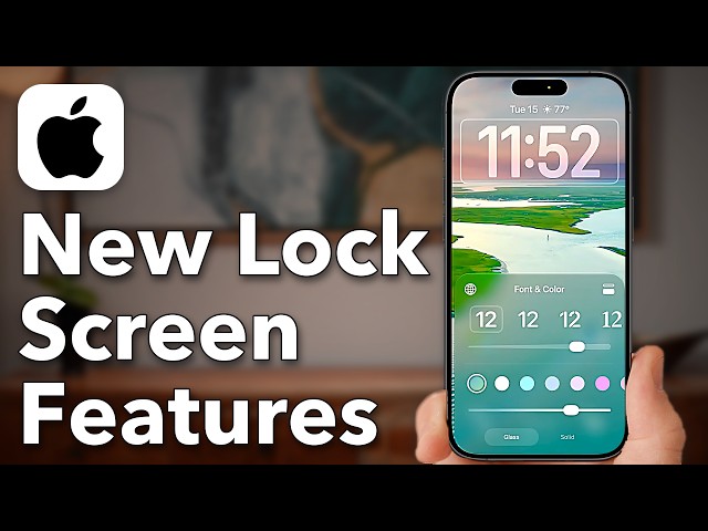 New Lock Screen Features In iOS 27 (Small Clock And Widgets)