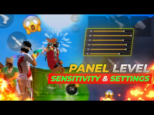 Free Fire Headshot Sensitivity Telugu 😱 Panel Level Settings | One Tap Headshot Secret