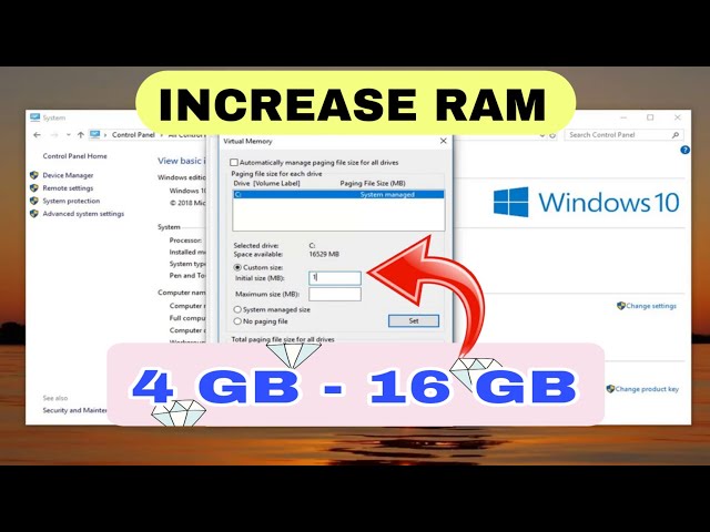 How To Increase RAM On Windows 10/11 Without Any Software | Increase Laptop/PC RAM [Updated]