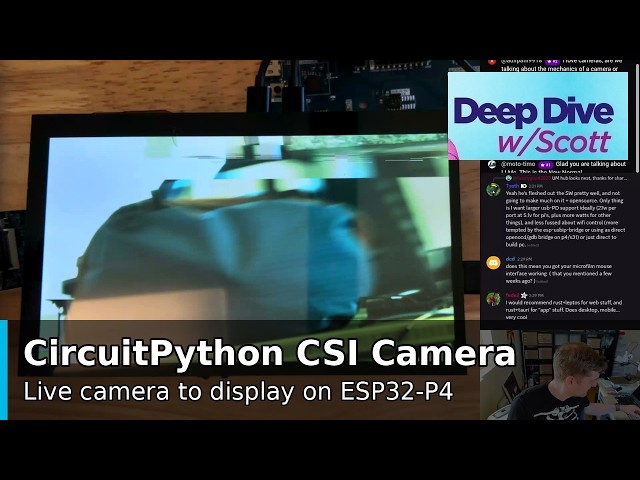 Deep Dive w/Scott: CircuitPython CSI Camera! #adafruit