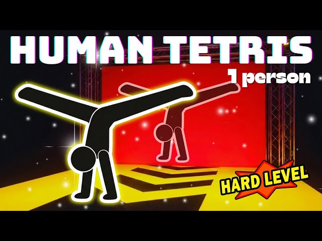 HUMAN TETRIS | HIGH QUALITY Immersive Interactive Warm Up | Viral Interactive Game | CO-OP