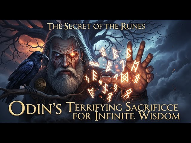 The Secret of the Runes: Odin’s Terrifying Sacrifice for Infinite Wisdom