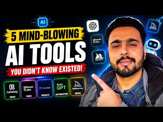 These AI Tools Will Blow Your Mind (Must Try!) | Top 5 AI Tools For Everything 