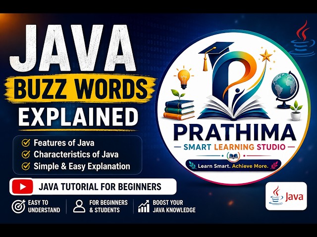 Java Buzzwords Explained | Features & Characteristics of Java | Java Tutorial for Beginners
