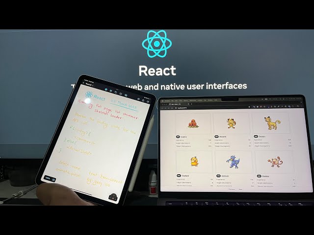 #130 Creating full page shimmer effect (skeleton loader) for our ReactJS Pokédex app