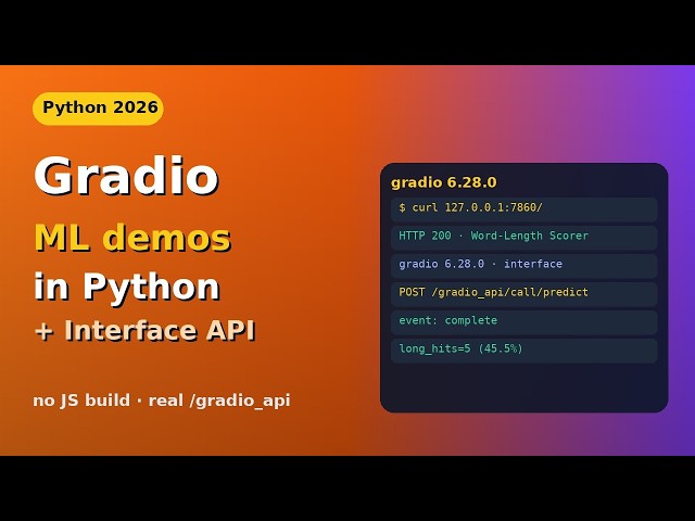 Build ML Demos with Gradio in Python (2026)