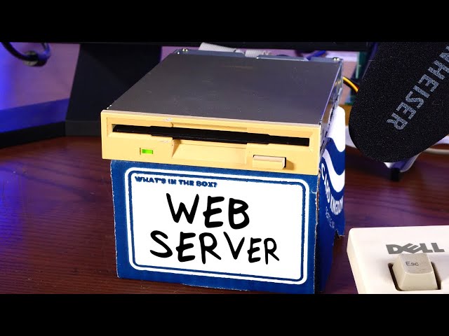 This Floppy Disk is a WEB SERVER