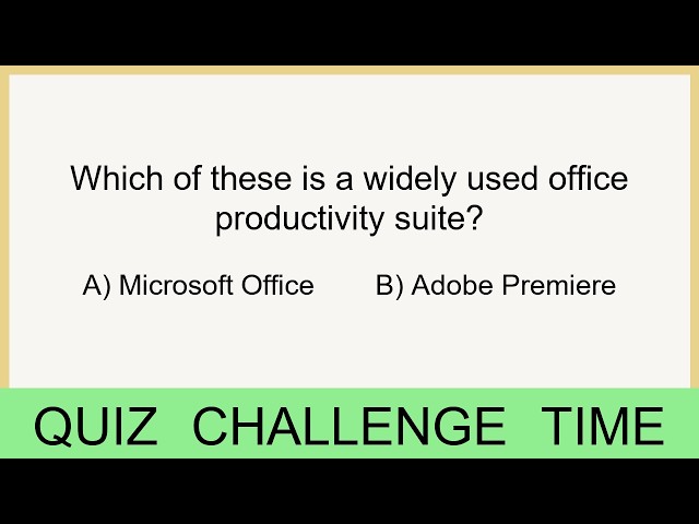 Tech Knowledge Test – 25 Questions