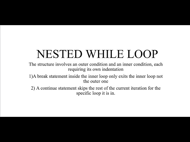 Nested While Loop Python PRN:-202501030006 MIT2025-26 CIVIL