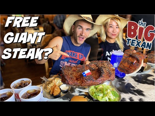 WORLD FAMOUS 72OZ BIG TEXAN STEAK CHALLENGE | Legendary Food Challenge | Man Vs Food Texas!