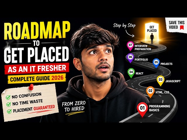 How to Get Placed 🔥 Complete Step-by-Step Guide | From Beginner to Job Ready