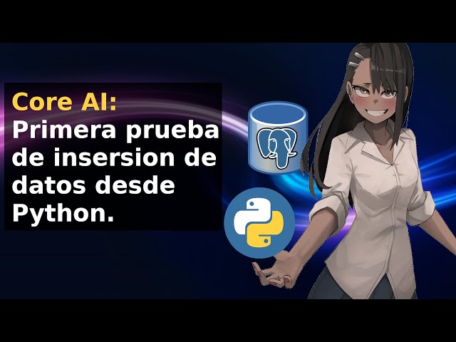 Primera prueba entre #Python y  #PostgreSQL