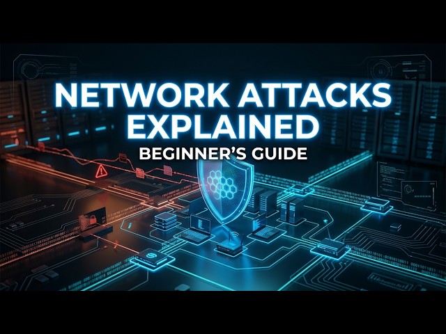 Network Attacks Explained | The Ultimate Beginner’s Guide to Network Security