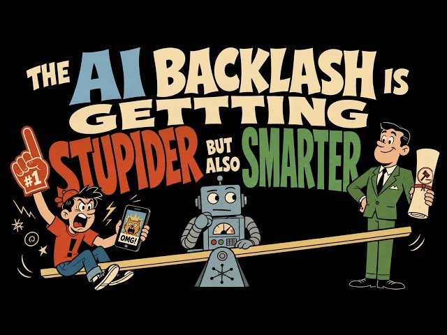 The AI Backlash Is Getting Stupider But Also Smarter