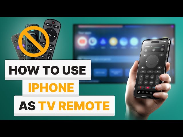 How to Use an iPhone as a TV Remote [A Free Universal Remote App]