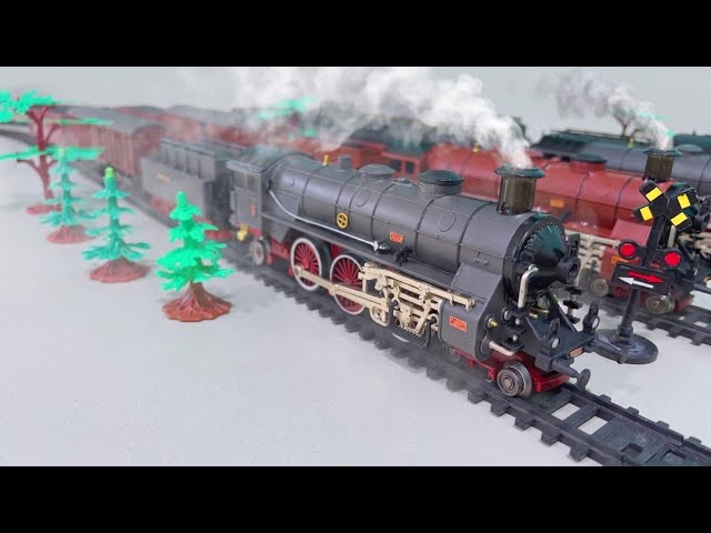 Classic Steam Train Unboxing and testing with real Steam effect - Amazing Vintage Steam Train Model