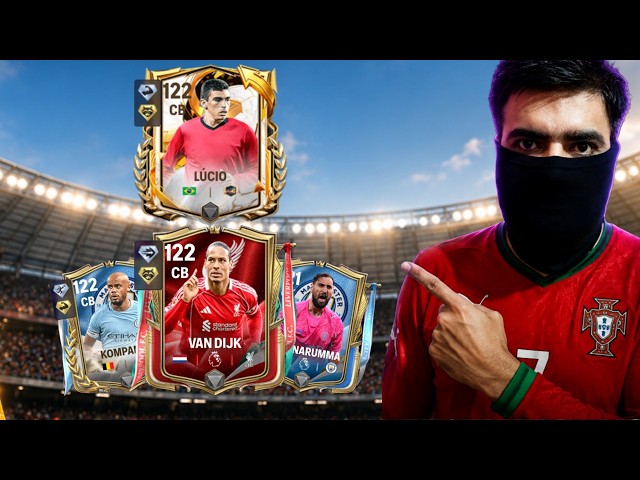 New 122 OVR Van Dijk, Lúcio & Kompany Cards  FC Mobile! 🚨🔥 #fcmobile #shorts