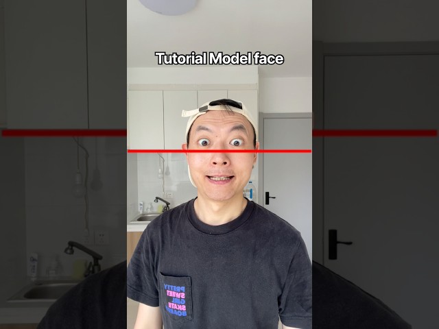 Tutorial Model face ✨🤪👉  #funny #shorts #fyp #trending #viral