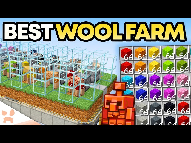NEW BEST & EASIEST WOOL FARM FOR MINECRAFT 26.3+