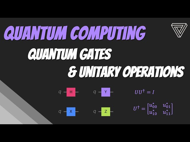 Quantum Gates & Unitary Operations | Quantum Computing using Python