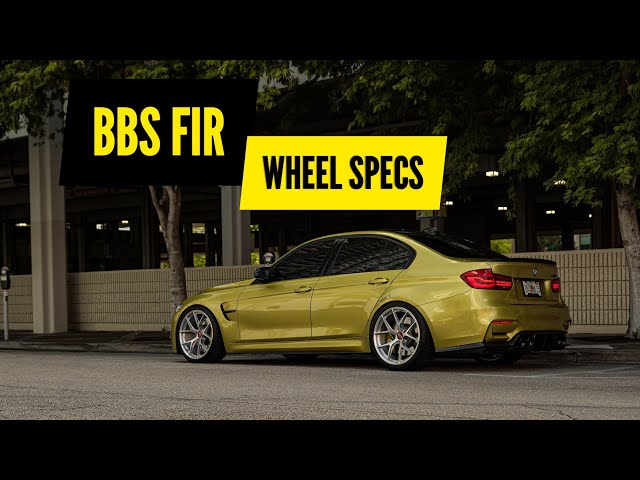 F80 M3 With AGGRESSIVE 20" Brushed Aluminum BBS FIR Wheels