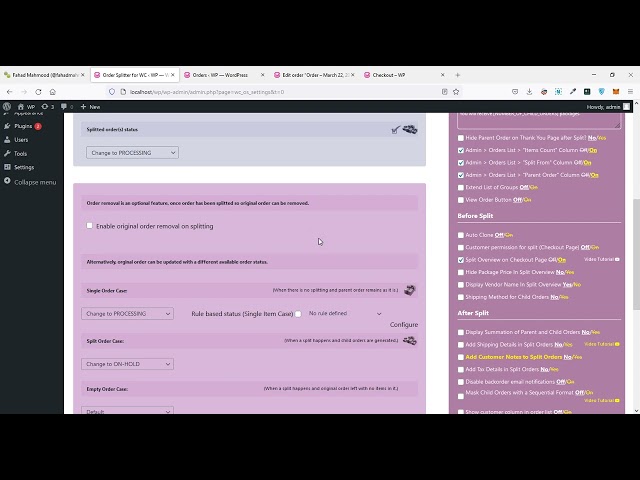 Grouped Products - Order Splitter for WooCommerce