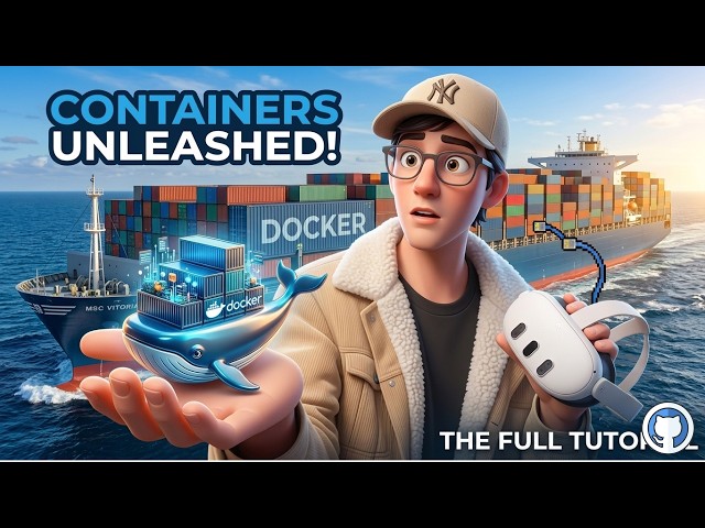 From Cargo Ships to Code: The Real Story Behind Docker.#docker #ai #nvidia