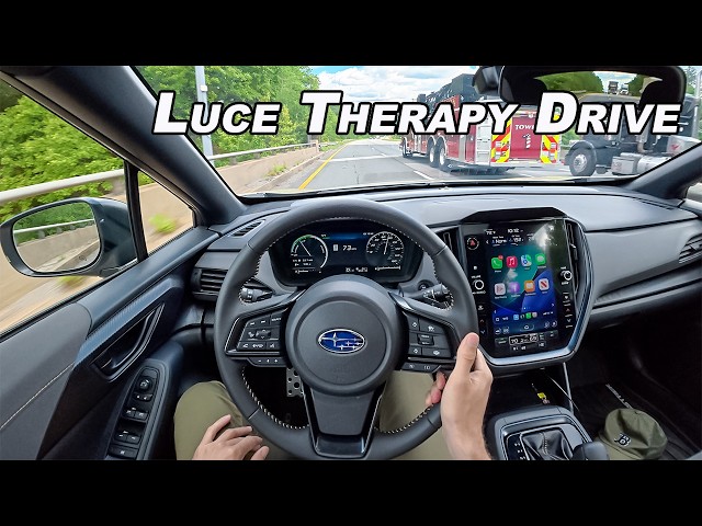 The Ferrari Luce Taught A Big Lesson - Therapy Drive In The Subaru Crosstrek Hybrid (POV)