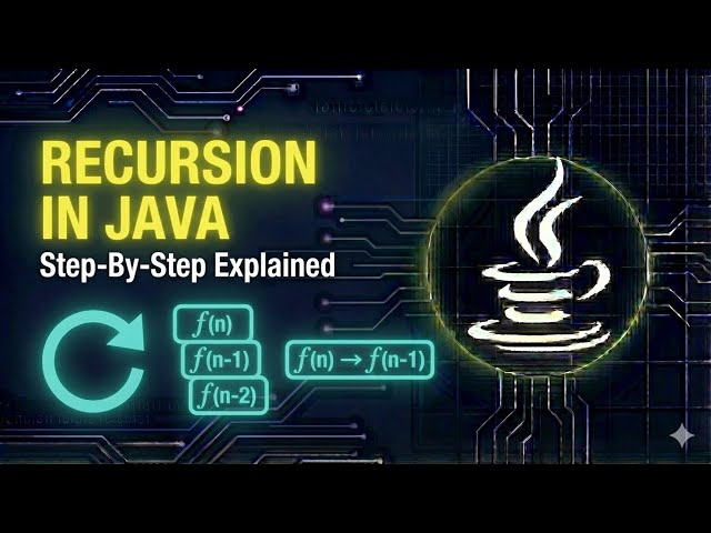 Recursion in Java Explained Step-by-Step | Java Tutorial for Beginners (Kannada) #24