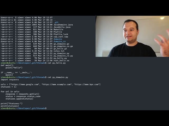 Processes, Threads, Coroutines in Various Programming Languages