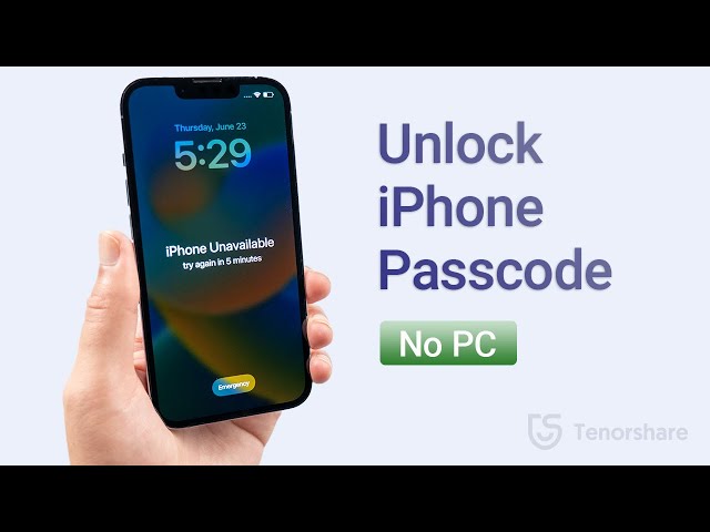 How to Unlock iPhone Passcode without Computer If Forgot