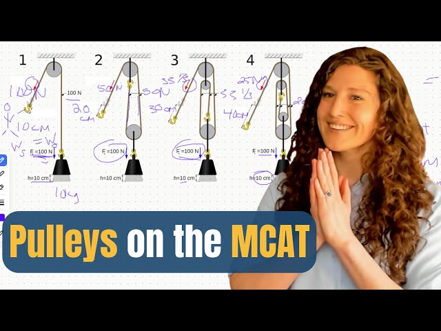 MCAT Physics: Pulley Practice Problems for the MCAT