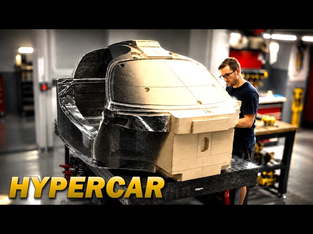 The CARBON MONOCOQUE of my HYPERCAR is a nightmare to manufacture!