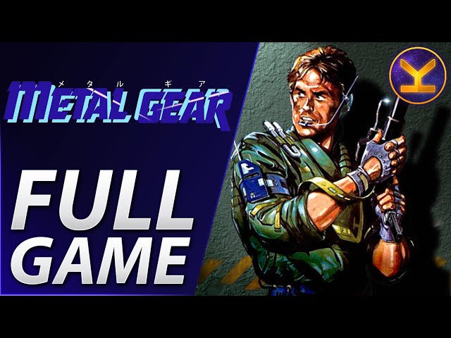 Metal Gear (1987) MSX2 - Full Game 100% Complete Walkthrough Gameplay